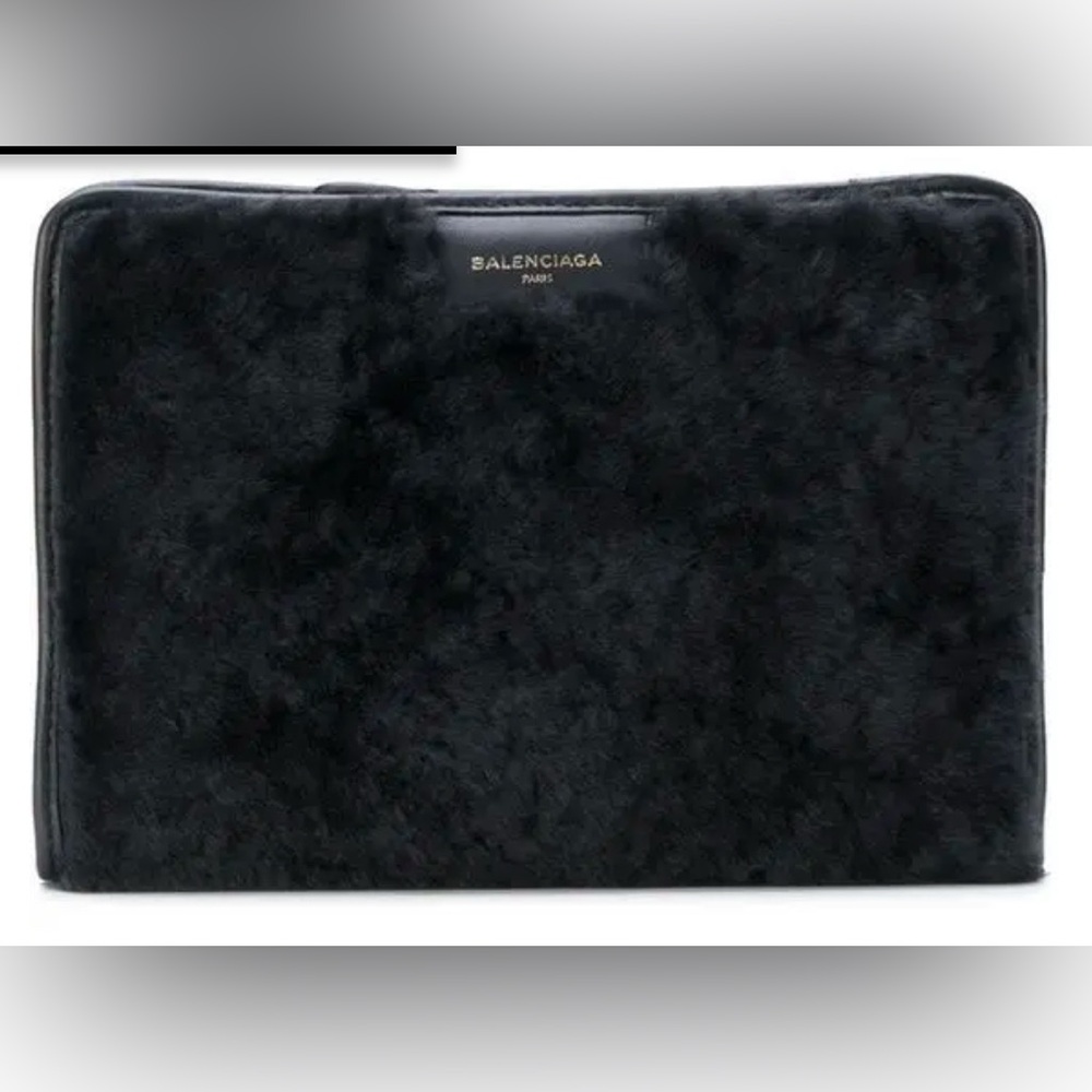 Balenciaga Merino Wool Pouch